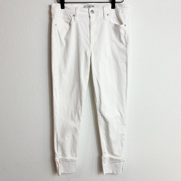 Joe's Jeans Denim - JOE'S JEANS JOE'S WHITE JEANS CUFF MID RISE CROP JEANS SIZE 30
